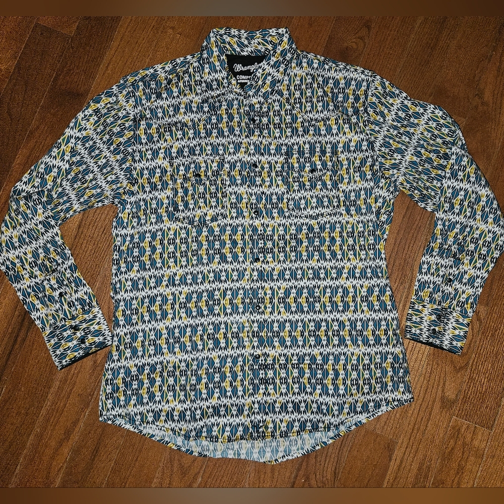 Wrangler Men's 20x Competition Long Sleeve Snap Shirt NWOT